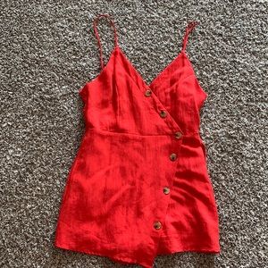 Red romper